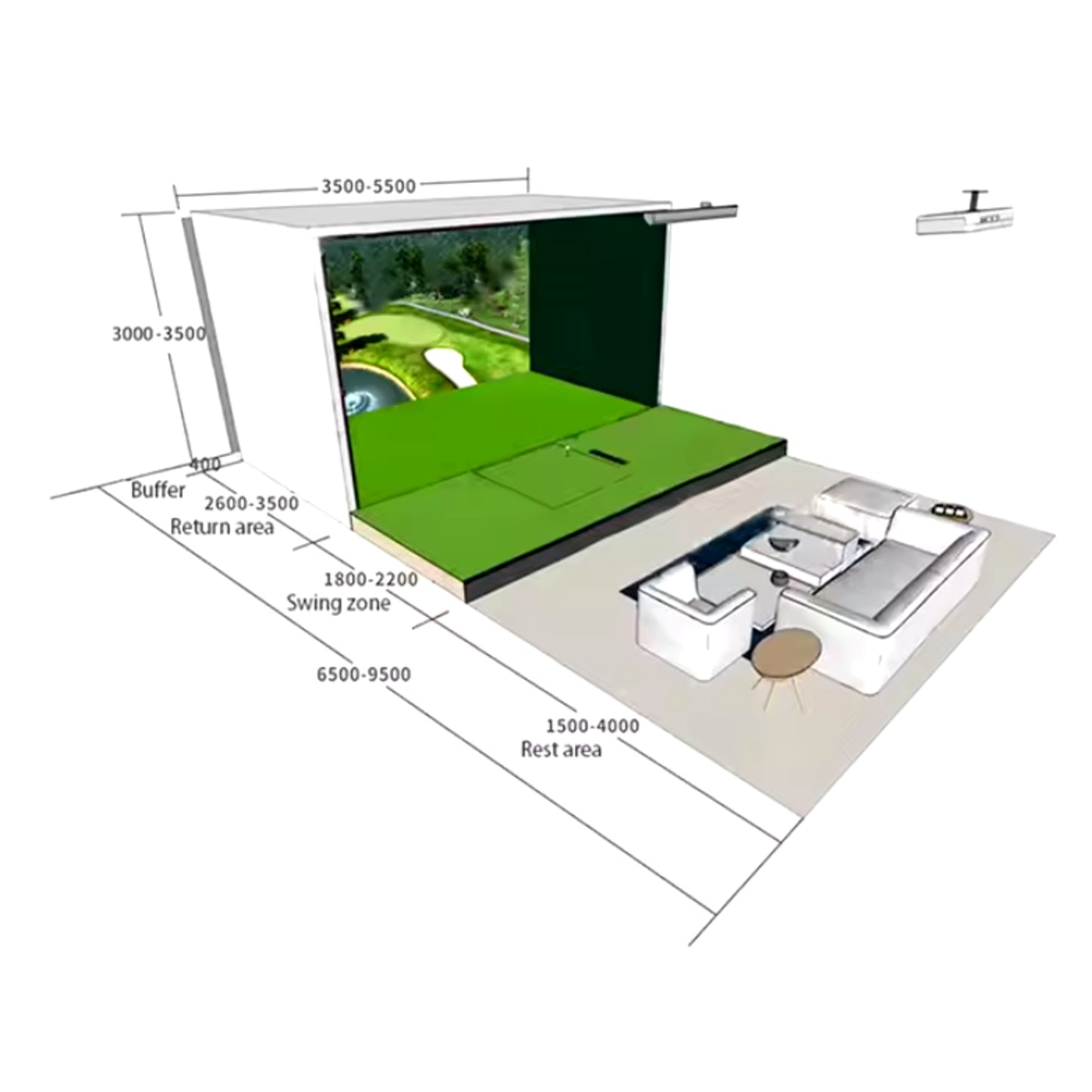 HyperGolf VisionPro Simulator